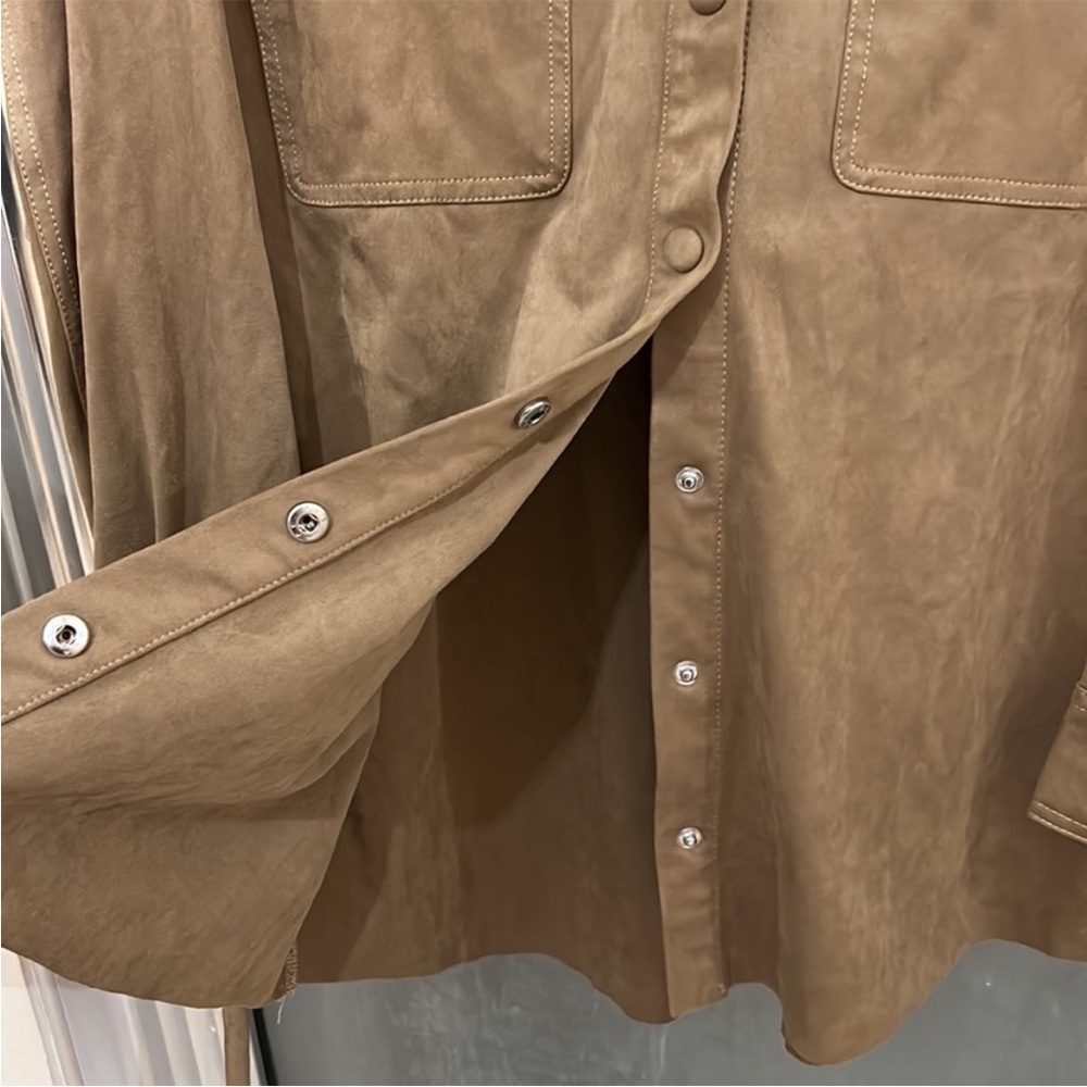 Good American Belted Suede Jacket - Picture 12 of 15